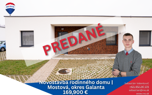 Novostavba rodinného domu | Mostová, okres Galanta | Kompletné zariadenie